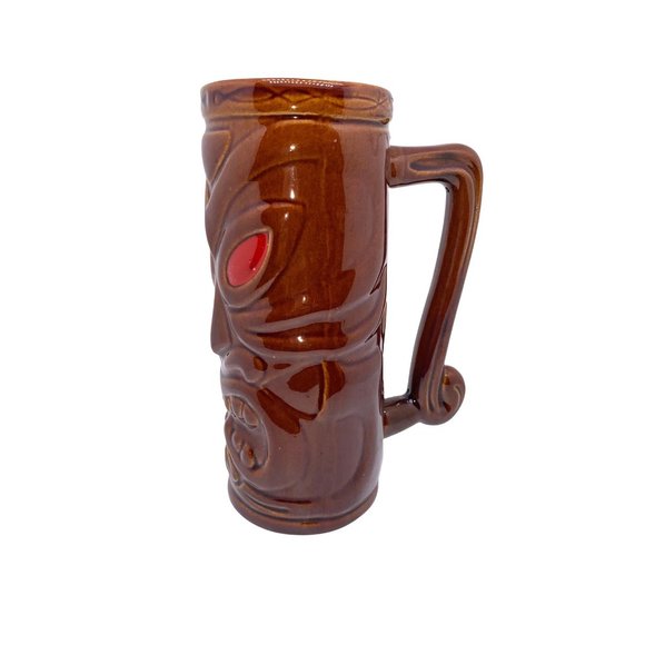 Tiki Farm MRG 2005 Handled Tiki Mug Red Eyes Hawaii Mr G - Picture 2 of 9